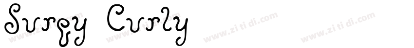 Surey Curly字体转换